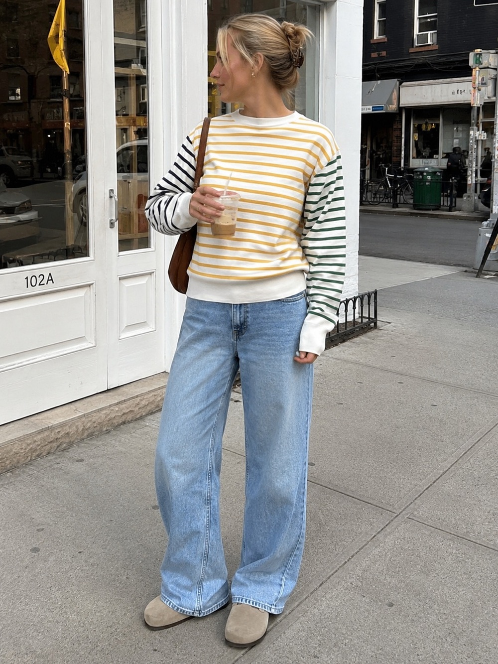 J.Crew Multicolor Striped Pullover Sweater